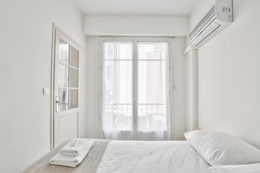 L29 Lenval Beach At 1Min Walk To Sea Front Ac Balcony นีซ ภายนอก รูปภาพ